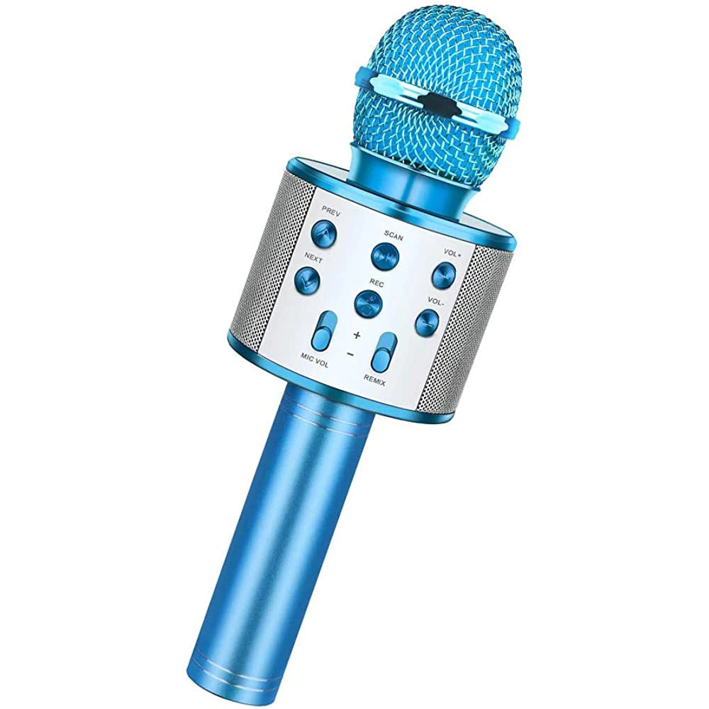 Microfone Infantil de Karaoke Bluetooth Sem Fio