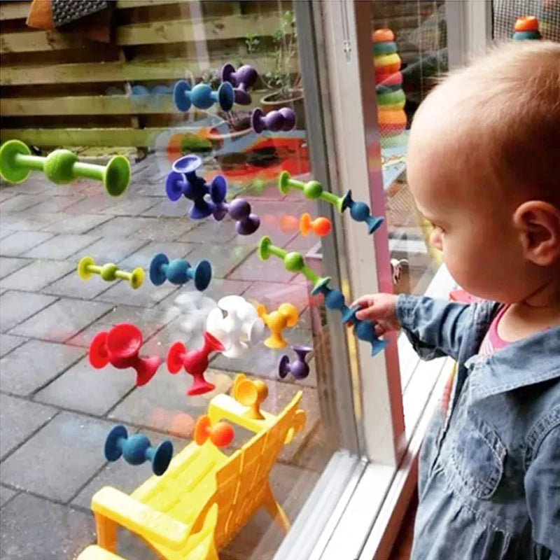 Blocos de Construção de Silicone - Brincadeira Criativa e Educativa
