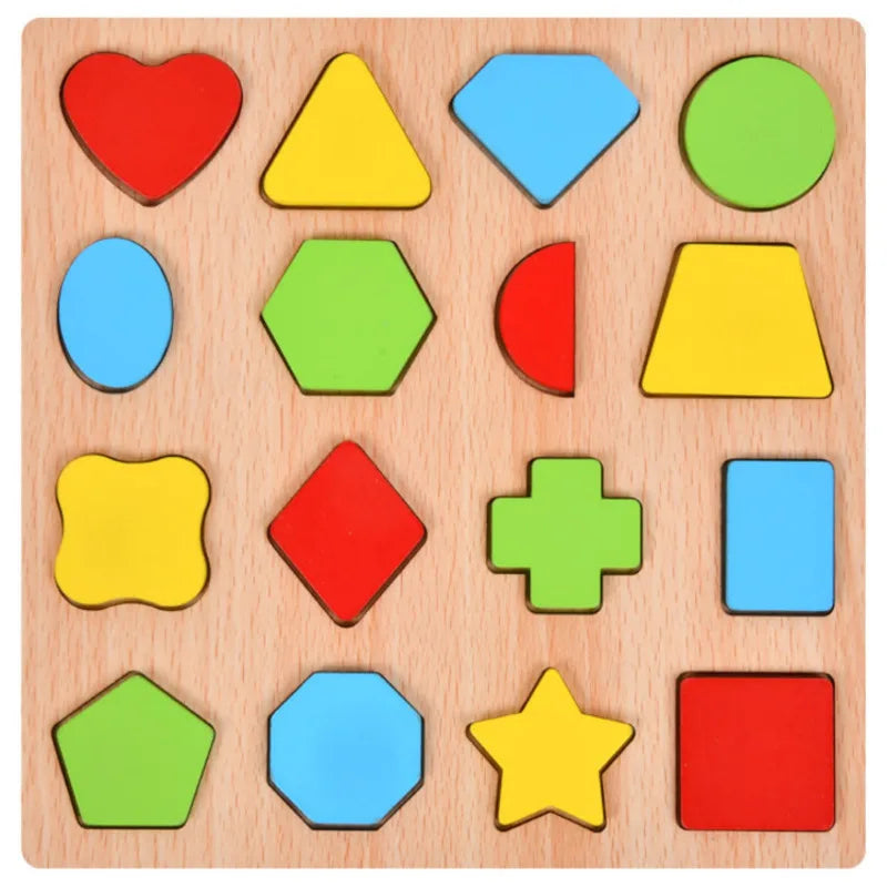 Tabuleiro Didático 3D de Alfabeto e Números Coloridos