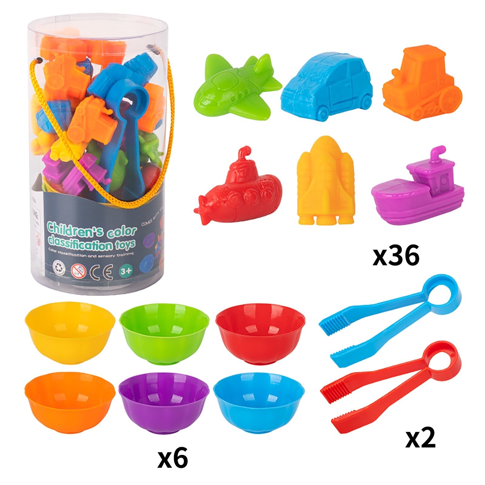 Jogo Educativo das Cores Montessori