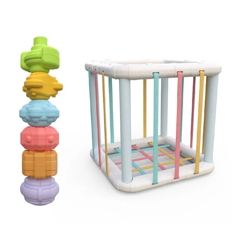 Mundo das Formas e Cores - Jogo de Encaixe Montessori