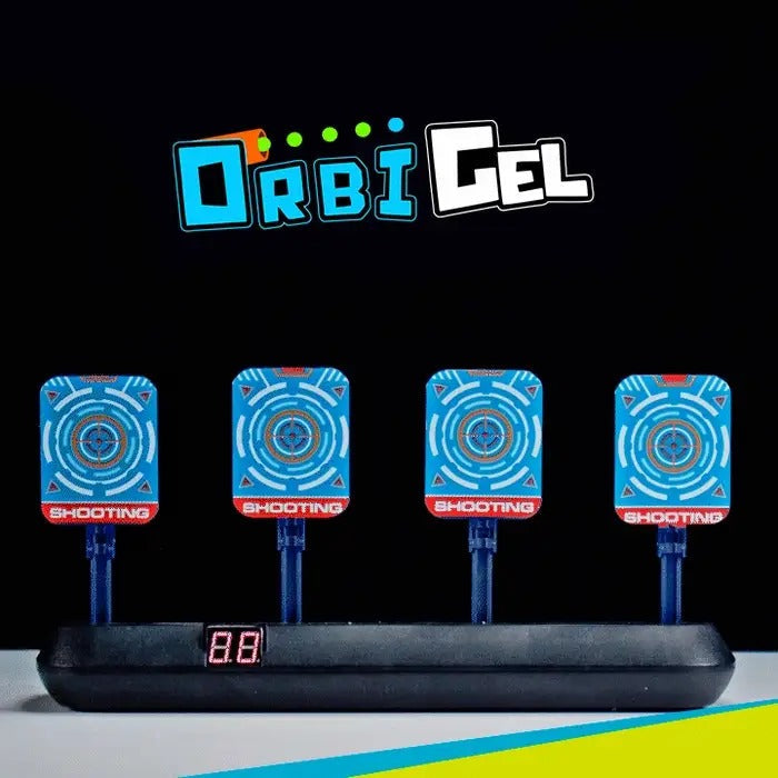 Kit 4 Lançadores AK OrbiGel + 1 Alvo Automático