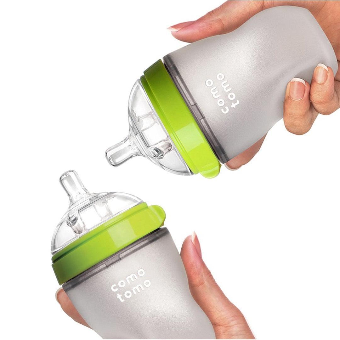 Mamadeira Comotomo 2 Peças Verde 250ML