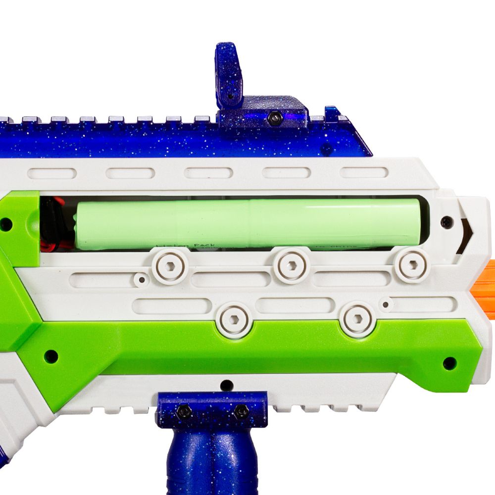 Lançador OrbiGel Automática Elétrica SIRIUS Galaxy Azul (+10.000 Bolinhas)