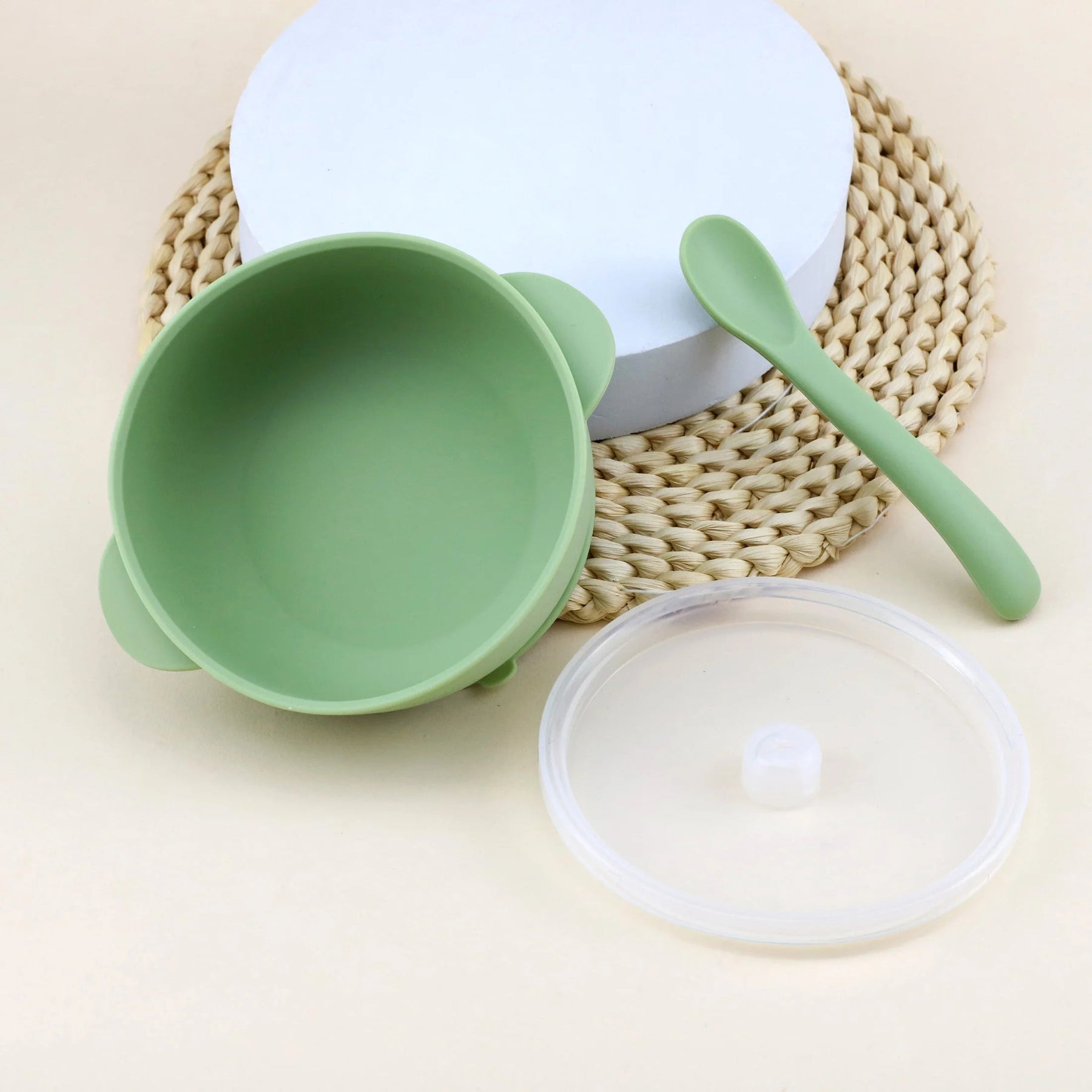 Tigela de Silicone com Tampa