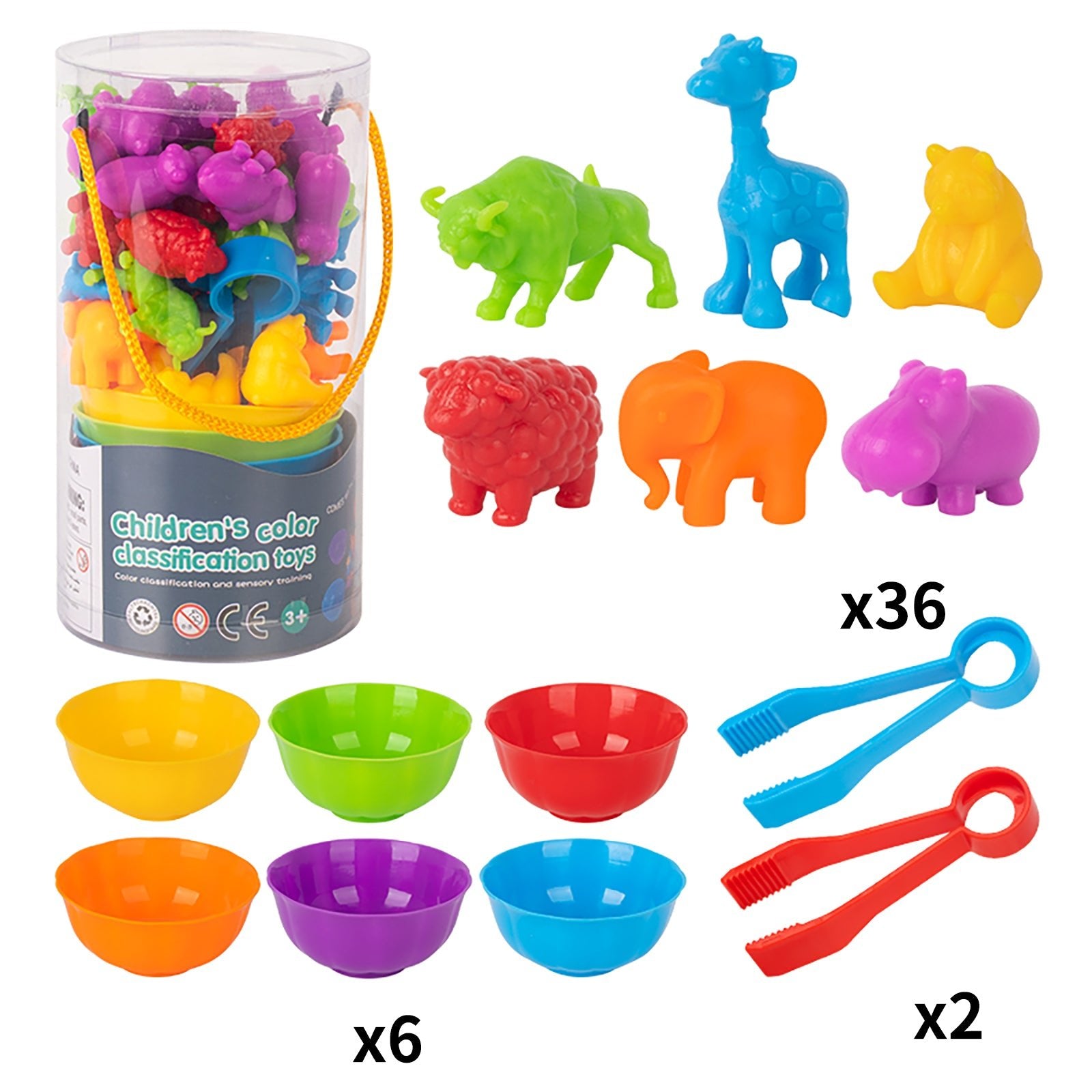 Jogo Educativo das Cores Montessori