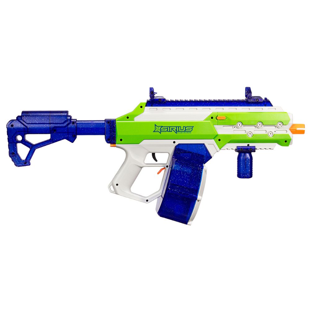 Lançador OrbiGel Automática Elétrica SIRIUS Galaxy Azul (+10.000 Bolinhas)