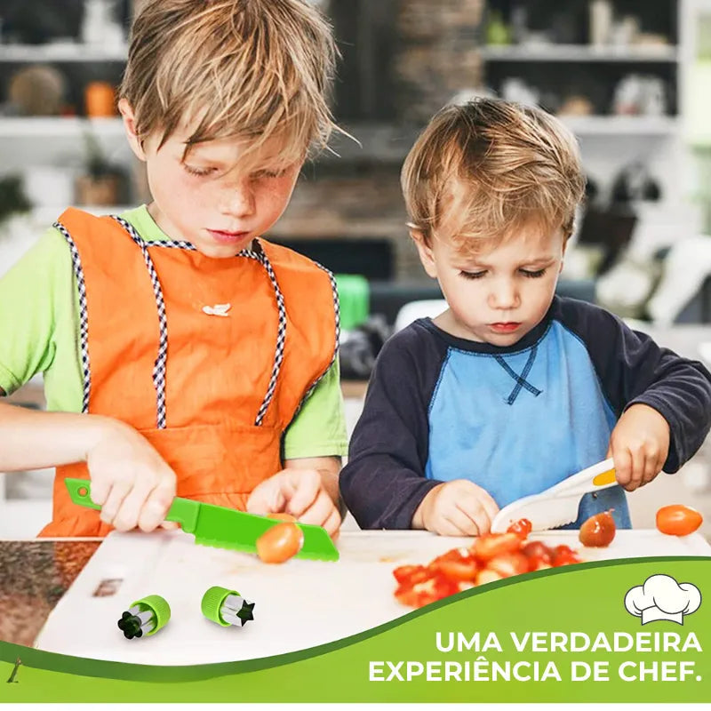 Kit de Cozinha Montessori para Crianças - 13 Peças