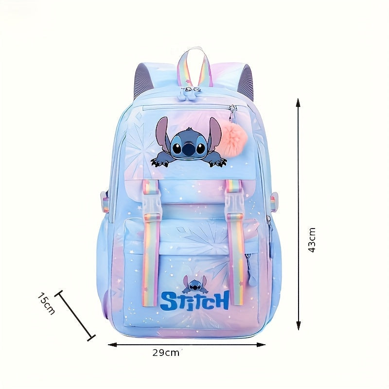 Mochila Stitch de Grande Capacidade em Nylon