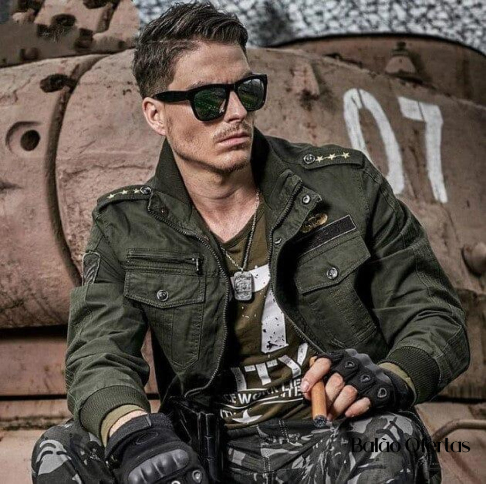 Jaqueta Masculina Inverno Militare Anti suor