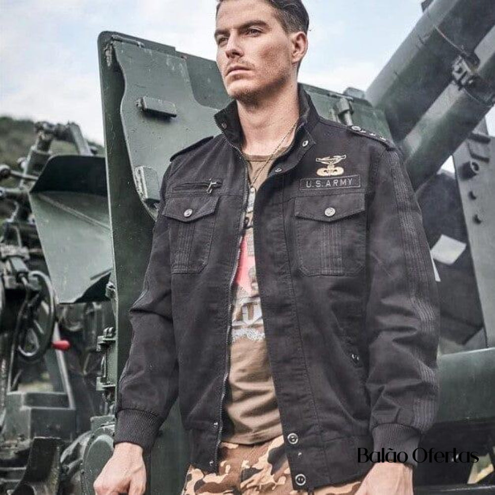 Jaqueta Masculina Inverno Militare Anti suor