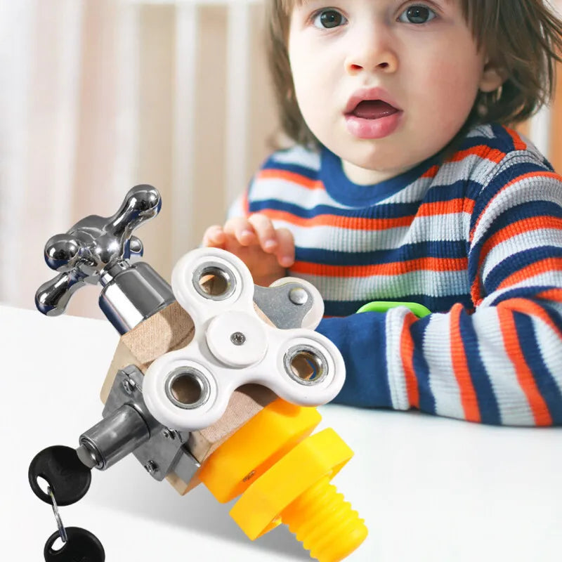 Cubo das Habilidades - Brinquedo Educativo Montessori