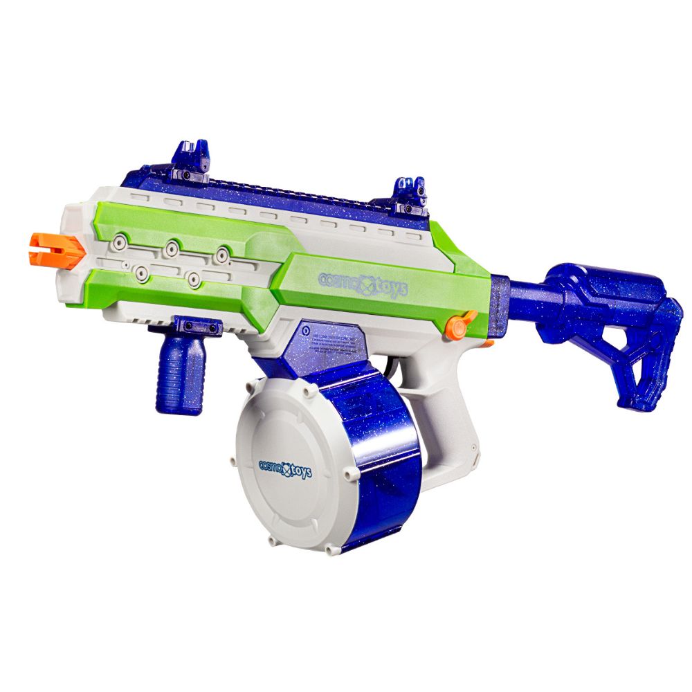 Lançador OrbiGel Automática Elétrica SIRIUS Galaxy Azul (+10.000 Bolinhas)