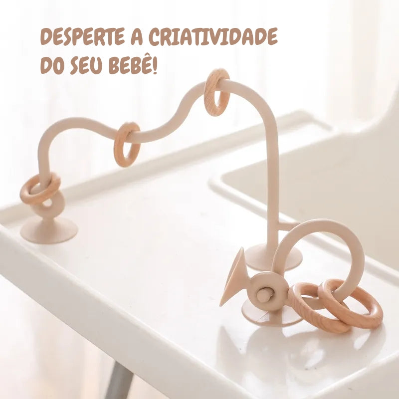 Brinquedo Educativo de Silicone com Ventosas