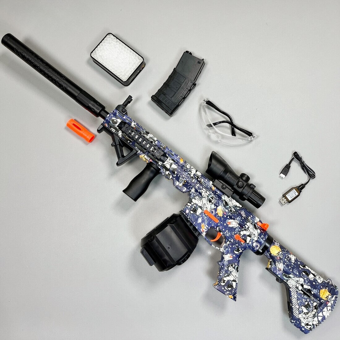 Lançador OrbiGel M416 (+10.000 bolinhas)
