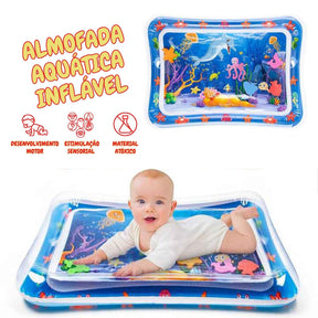 Almofada Aquática Inflável - Brincadeira Sensorial e Refrescante