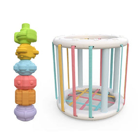 Mundo das Formas e Cores - Jogo de Encaixe Montessori