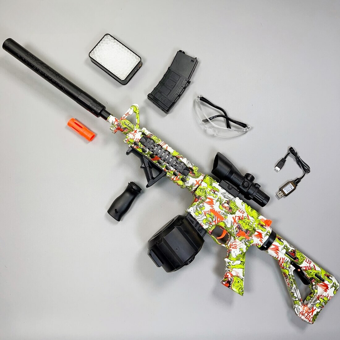 Lançador OrbiGel M416 (+10.000 bolinhas)