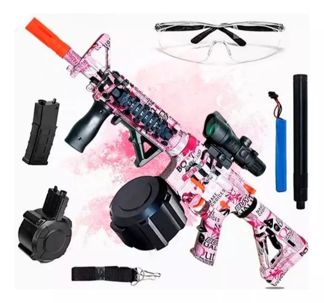 Lançador OrbiGel GunCraft + Oculos  (+10.000 bolinhas)