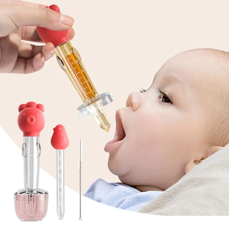 Dosador de Remédio 3 em 1 Cartoon Baby