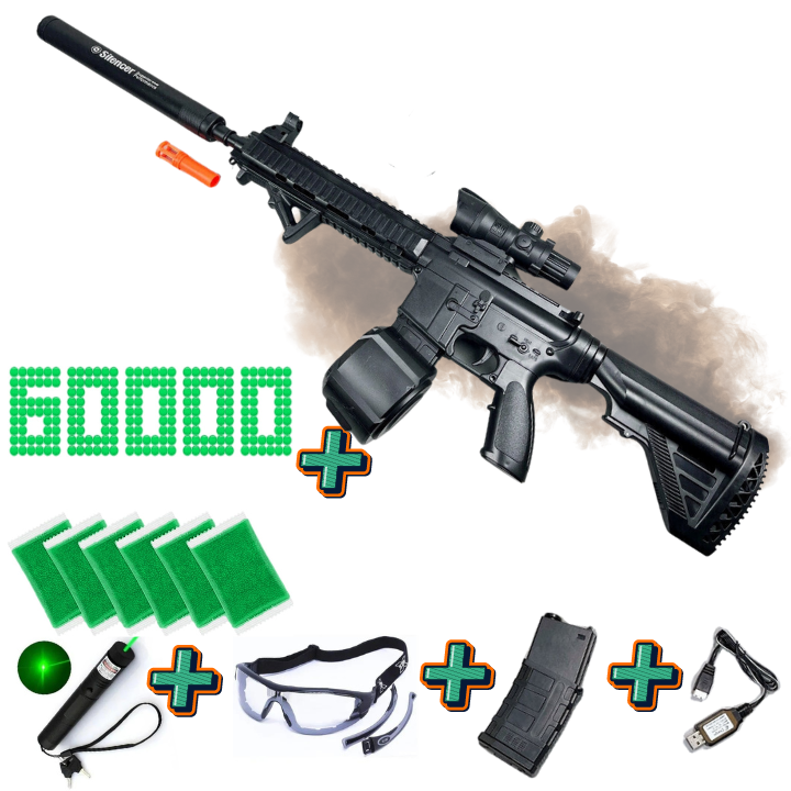 Lançador OrbiGel M416 (+10.000 bolinhas)