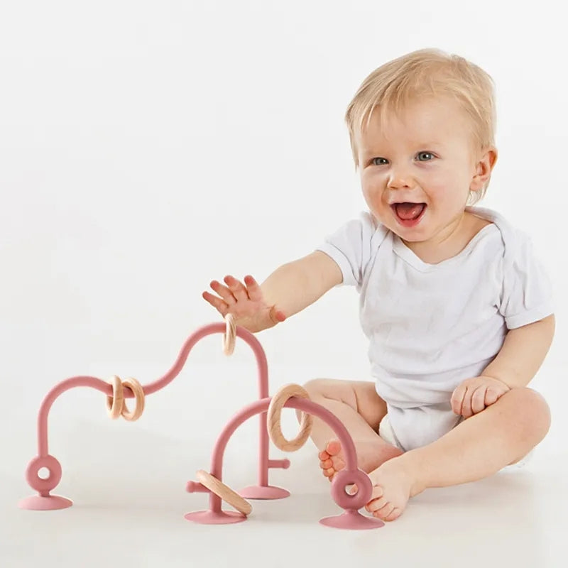 Brinquedo Educativo de Silicone com Ventosas