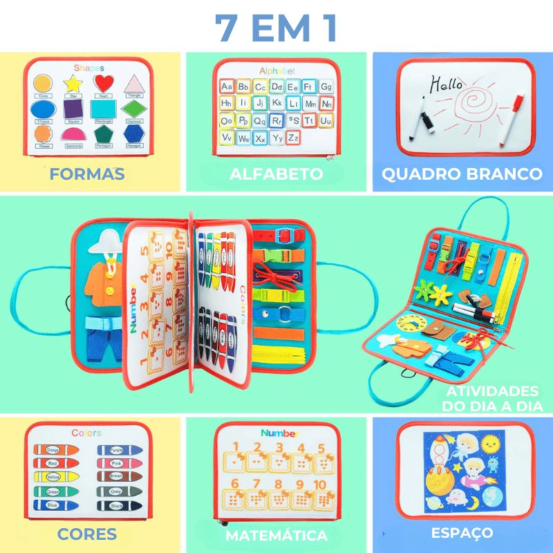 Maleta Montessori - Descobertas Sensoriais