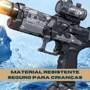 Lançador de Gel Elétrico Totalmente Automático com Luz, Recarregável USB, Tiro Contínuo, Jogo de Festa, Barulho, Brinquedo Infantil, Presente Menino, Verão, Diversão