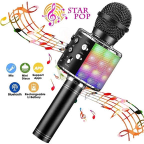 Microfone Infantil de Karaoke Bluetooth Sem Fio