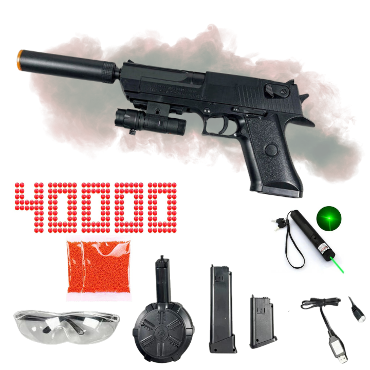 Lançador OrbiGel Gel Blaster (+40.000 Bolinhas)