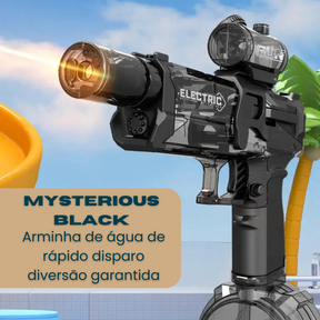 Lançador de Gel Elétrico Totalmente Automático com Luz, Recarregável USB, Tiro Contínuo, Jogo de Festa, Barulho, Brinquedo Infantil, Presente Menino, Verão, Diversão