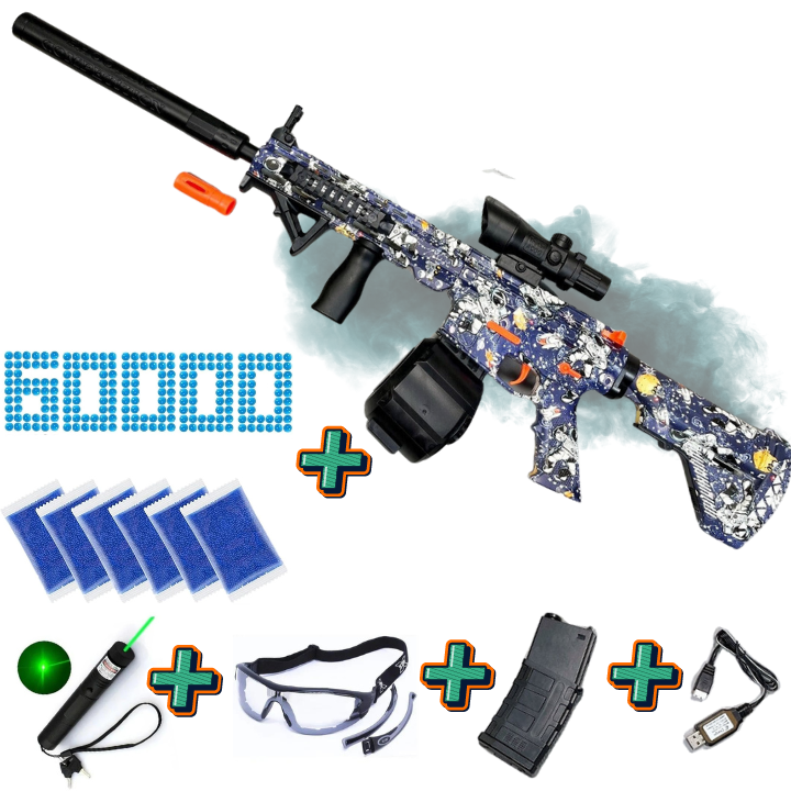 Lançador OrbiGel M416 (+10.000 bolinhas)