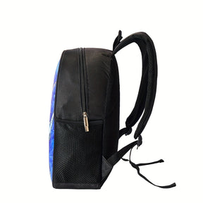 Kit Escolar com Estampa Astronauta e Foguete - Mochila, Lancheira e Estojo